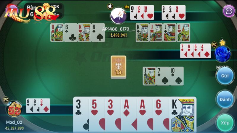 Hướng dẫn chơi phỏm cơ bản cho thành viên đến chơi tại Kubet